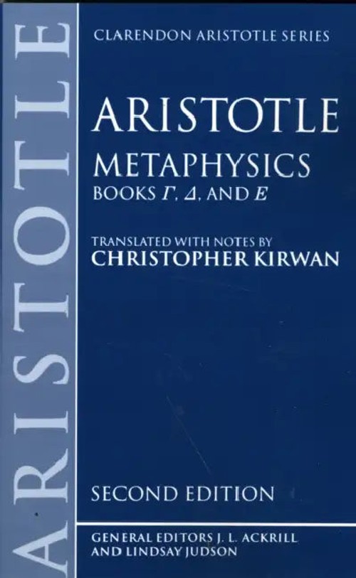 Metaphysics: Books Gamma, Delta, and Epsilon by Aristotle – OUP Oxford view 2