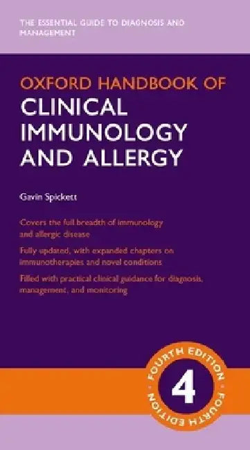 Buy Oxford Handbook of Clinical Immunology and Allergy (English, Gavin Spickett) — BookShops.in