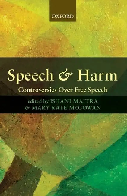 Buy Speech and Harm (English, Ishani Maitra | Mary Kate McGowan) — BookShops.in