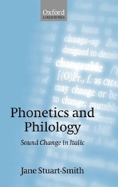 Phonetics and Philology (English, Jane Stuart-Smith)