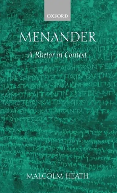 Buy Menander (English, Malcolm Heath) — BookShops.in