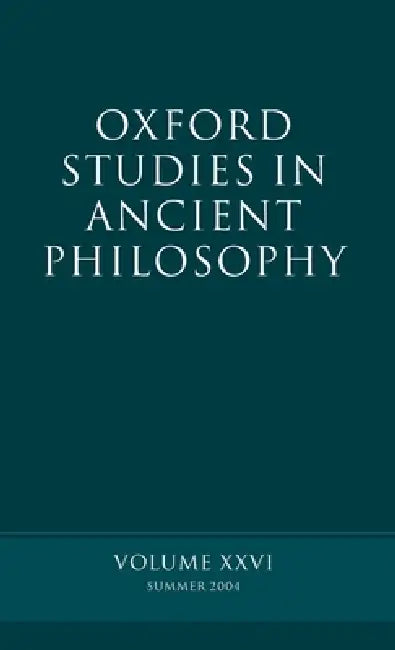 Oxford Studies in Ancient Philosophy (English, David N. Sedley)
