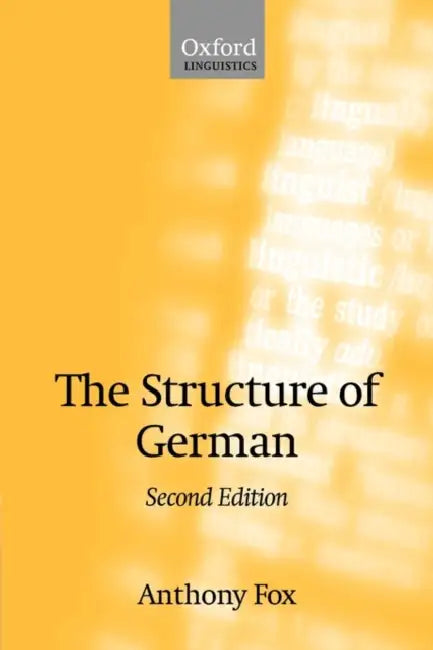 Buy The Structure of German (English, Anthony Fox) — BookShops.in