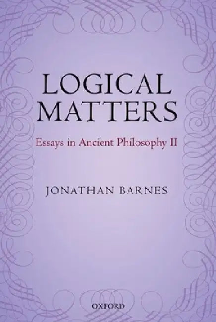 Buy Logical Matters (English, Jonathan Barnes | Maddalena Bonelli) — BookShops.in