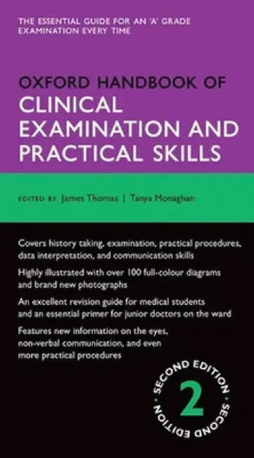 Buy Oxford Handbook of Clinical Examination and Practical Skills (English, Thomas, amp; Monaghan) — BookShops.in