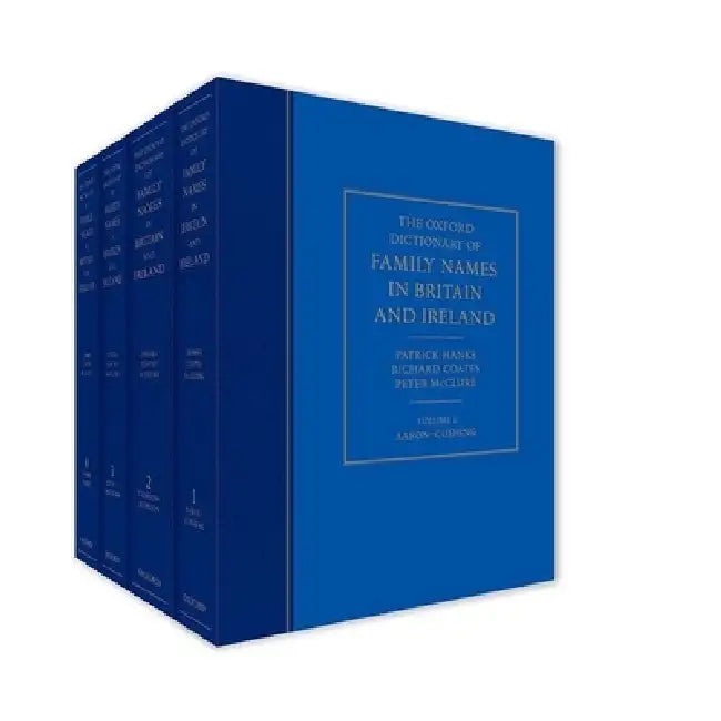 Buy The Oxford Dictionary of Family Names in Britain and Ireland (English, Patrick Hanks | Richard Coates | Peter McClure) — BookShops.in
