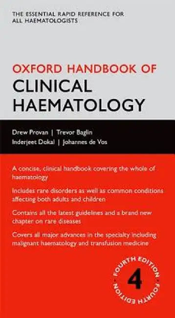 Buy Oxford Handbook of Clinical Haematology (English, Drew Provan) — BookShops.in
