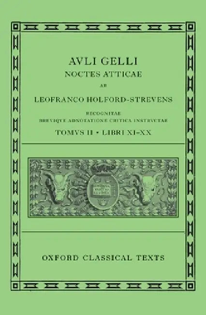 Buy Aulus Gellius (English, Leofranc Holford-Strevens) — BookShops.in