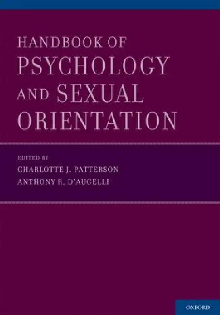 Buy Handbook of Psychology and Sexual Orientation (English, Charlotte J. Patterson | Anthony R. D'Augelli) — BookShops.in