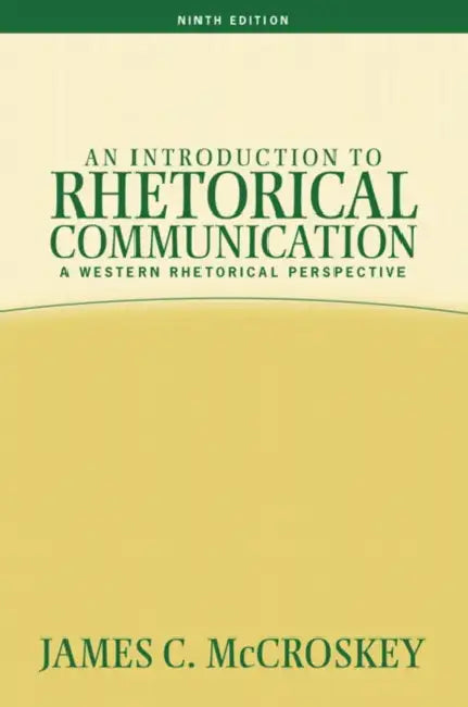 Buy Introduction to Rhetorical Communication (English, James C. McCroskey) — BookShops.in