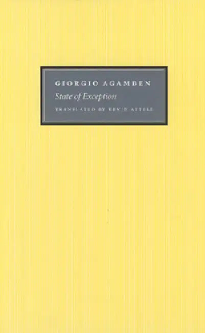 State of Exception (English, Giorgio Agamben | Kevin Attell)