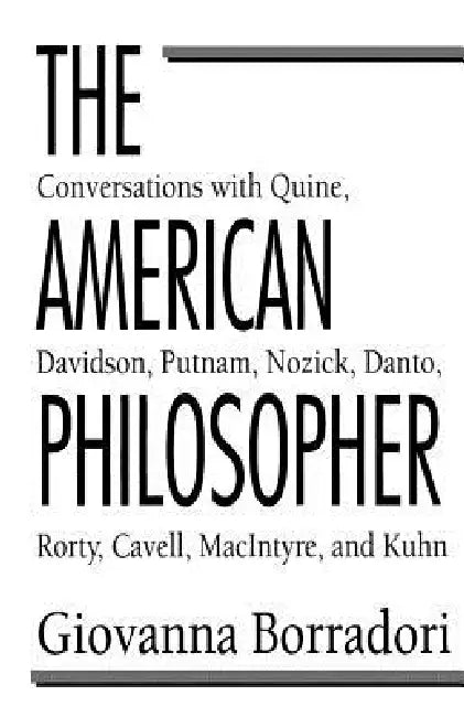Buy The American Philosopher (English, Giovanna Borradori | Rosanna Crocitto) — BookShops.in