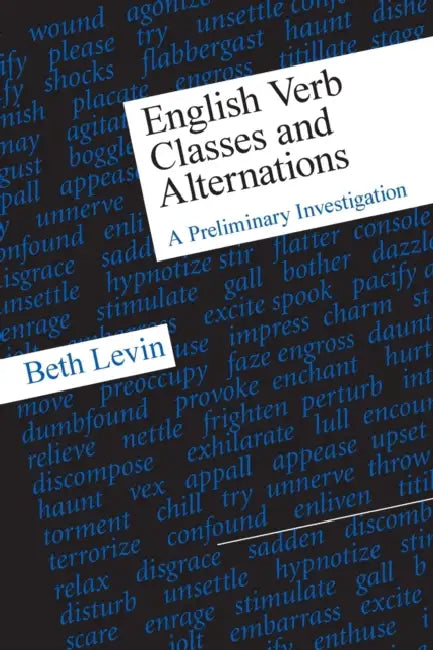 Buy English Verb Classes and Alternations (English, Beth Levin) — BookShops.in
