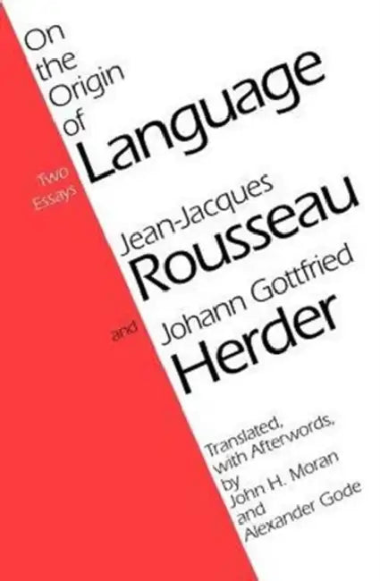 Buy On the Origin of Language (English, Jean-Jacques Rousseau | John H. Moran | Johann Gottfried Herder) — BookShops.in