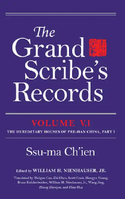 Buy The Grand Scribe's Records (English, Ch'ien Ssu-Ma | William H. Nienhauser) — BookShops.in