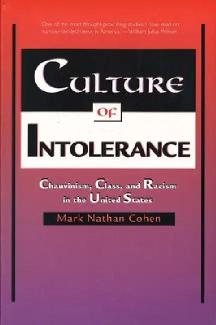 Buy Culture of Intolerance (English, Mark Nathan Cohen) — BookShops.in