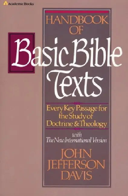 Handbook of Basic Bible Texts (English, John Jefferson Davis)