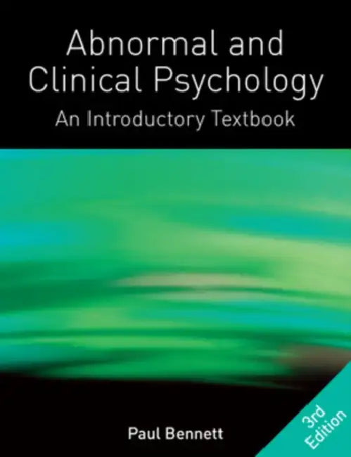 Abnormal and Clinical Psychology (English, Bennett Paul | Paul Bennett)