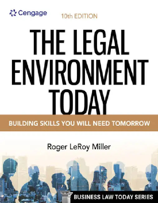 Buy The Legal Environment Today (English, Roger Miller) — BookShops.in
