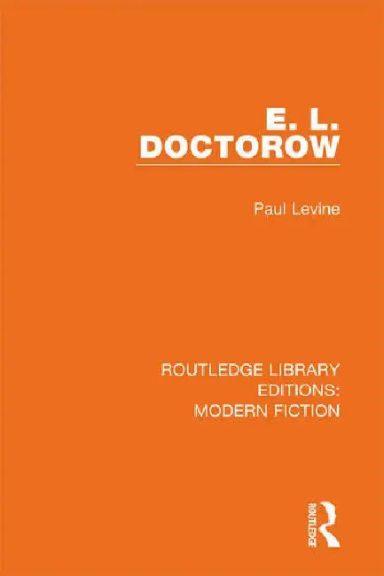 Buy E. L. Doctorow (English, Levine Paul) — BookShops.in