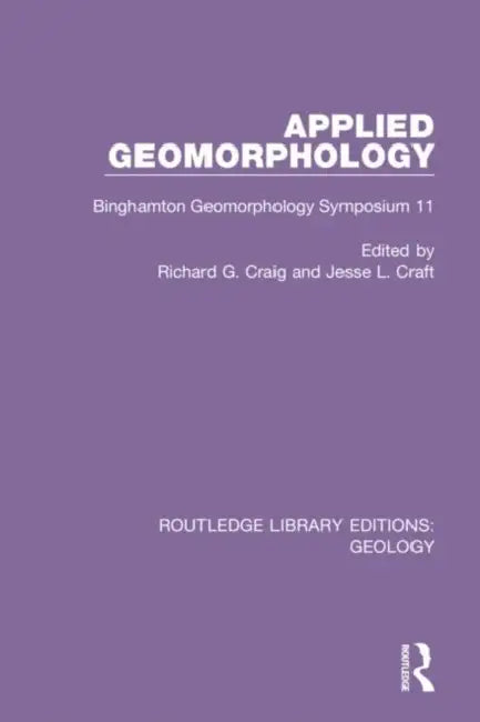 Buy Applied Geomorphology (English, Craig Richard G. | Jesse L. Craft) — BookShops.in