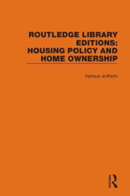 Housing Policy & Home Ownership (English)