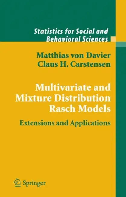 Buy Multivariate and Mixture Distribution Rasch Models (English, Matthias Davier | Claus H. Carstensen) — BookShops.in