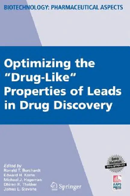 Buy Optimizing the Drug-Like Properties of Leads in Drug Discovery [With CDROM] (English, Ronald Borchardt | Edward Kerns | Michael Hageman) — BookShops.in