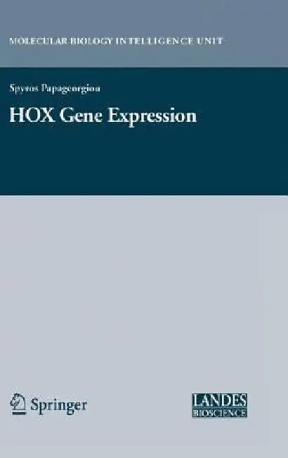Hox Gene Expression (English, Spyros Papageorgiou)
