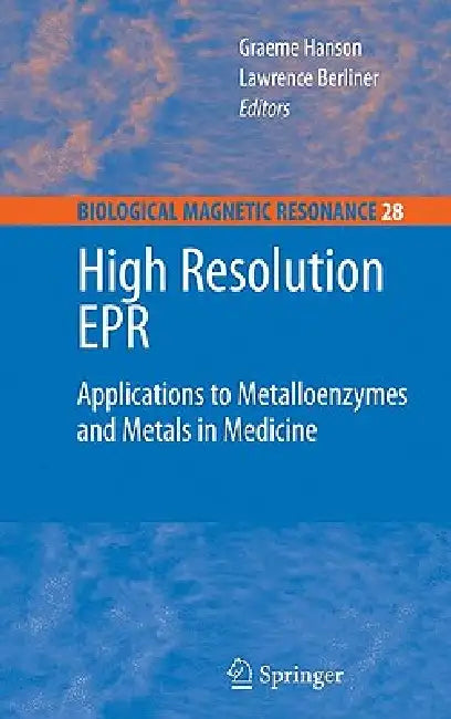 Buy High Resolution EPR (English, Graeme Hanson | Lawrence J. Berliner) — BookShops.in
