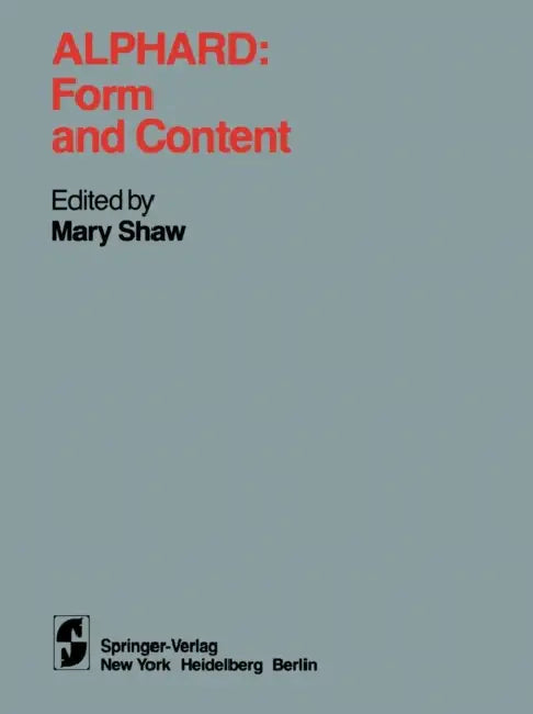 Buy Alphard (English, Mary Shaw) — BookShops.in