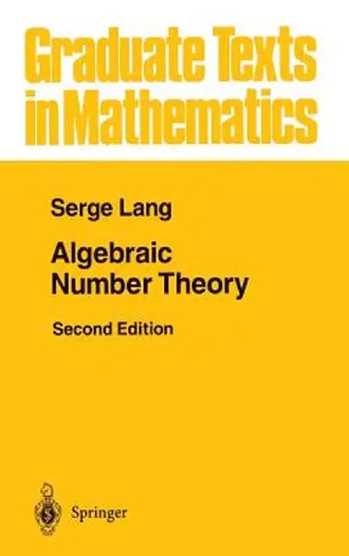 Algebraic Number Theory by Serge Lang - Springer Mathematics view 2