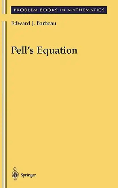Buy Pell's Equation (English, Edward J. Barbeau) — BookShops.in