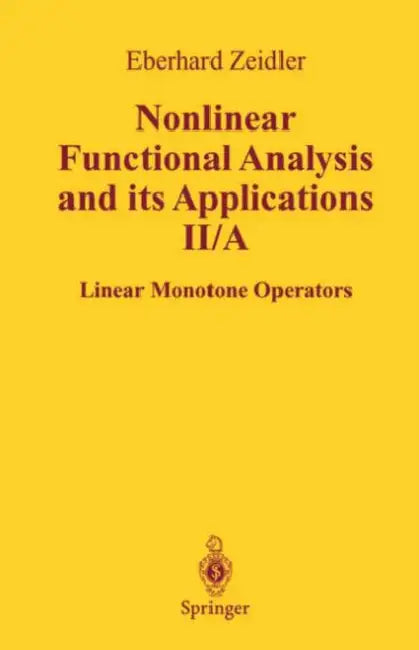 Buy Nonlinear Functional Analysis and Its Applications (English, E. Zeidler | J. Quandt) — BookShops.in