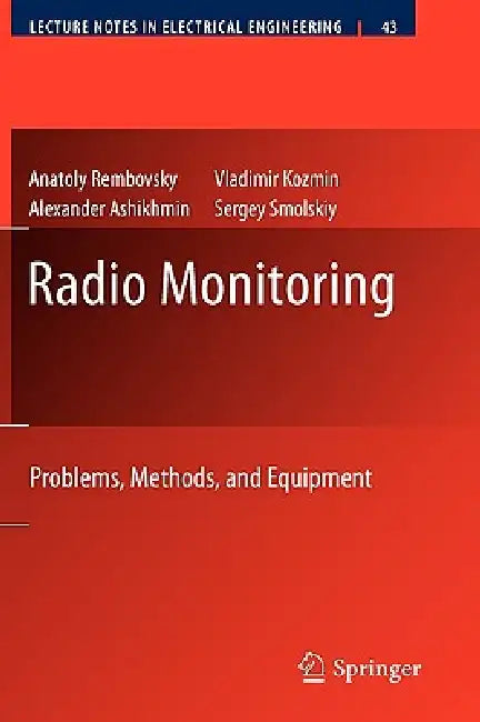 Buy Radio Monitoring (English, Anatoly Rembovsky | Alexander Ashikhmin | Vladimir Kozmin) — BookShops.in