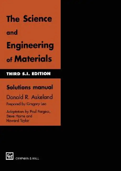 Buy The Science and Engineering of Materials (English, Donald R. Askeland) — BookShops.in