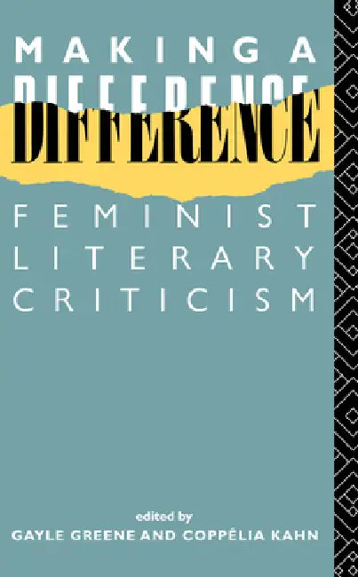 Buy Making a Difference (English, Gayle Green | Coppélia Kahn) — BookShops.in