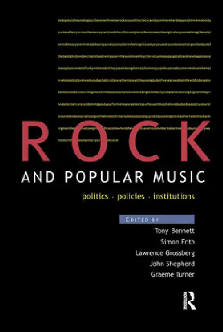 Buy Rock and Popular Music (English, Tony Bennett | Simon Frith | Larry Grossberg) — BookShops.in