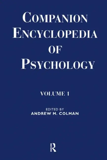 Buy Companion Encyclopedia of Psychology (English, Colman Andrew M.) — BookShops.in
