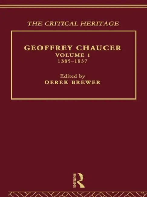 Geoffrey Chaucer (English, Brewer Derek)