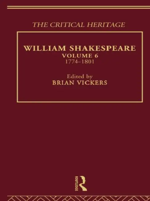 Buy William Shakespeare (English, Vickers Brian) — BookShops.in
