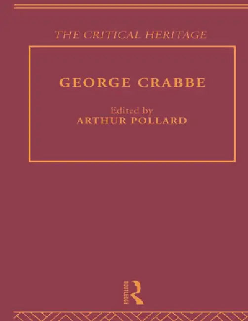 Buy George Crabbe (English, Pollard Arthur) — BookShops.in