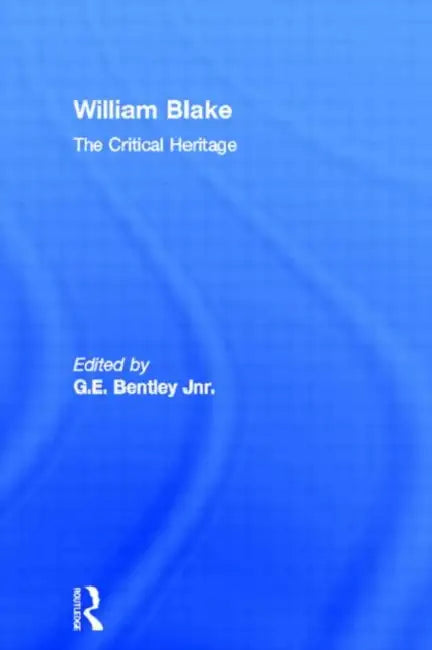 Buy William Blake (English, Bentley Jnr. G.E.) — BookShops.in