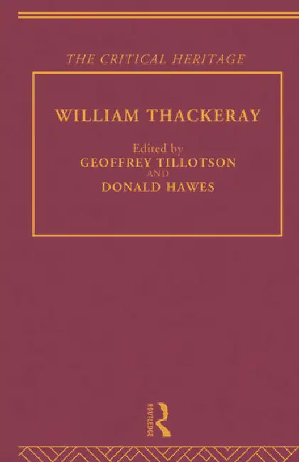 William Thackeray (English, Hawes Professor Donald)