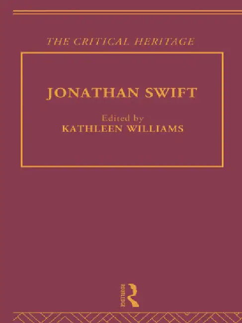 Buy Jonathan Swift (English, Williams Kathleen) — BookShops.in