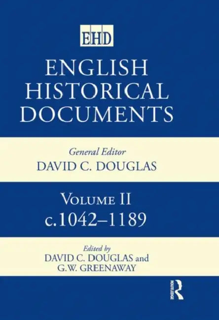 Buy English Historical Documents (English, Douglas David C.) — BookShops.in