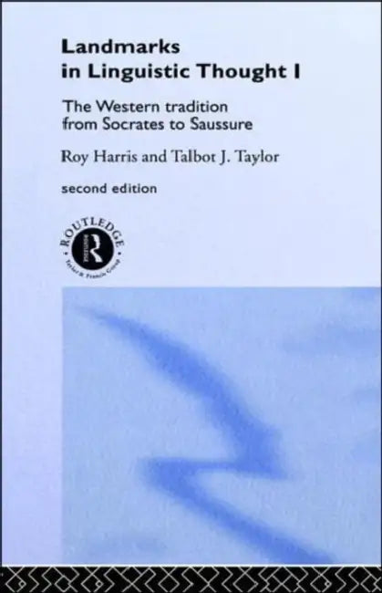Buy Landmarks in Linguistic Thought Volume I (English, Professor Roy Harris | Roy Harris | Talbot Taylor) — BookShops.in