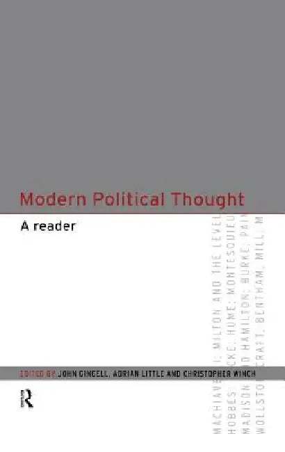 Buy Modern Political Thought (English, John Gingell | Adrian Little | Christopher Winch) — BookShops.in