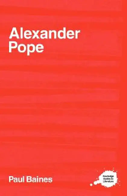 Buy Alexander Pope (English, Paul Baines) — BookShops.in