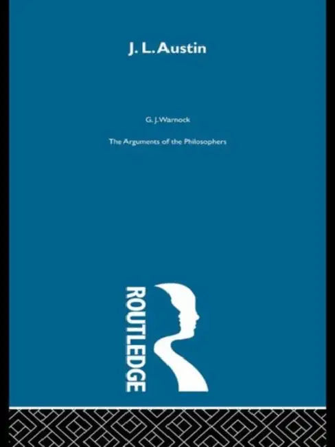 Buy Austin-Arg Philosophers (English, Warnock G.J.) — BookShops.in